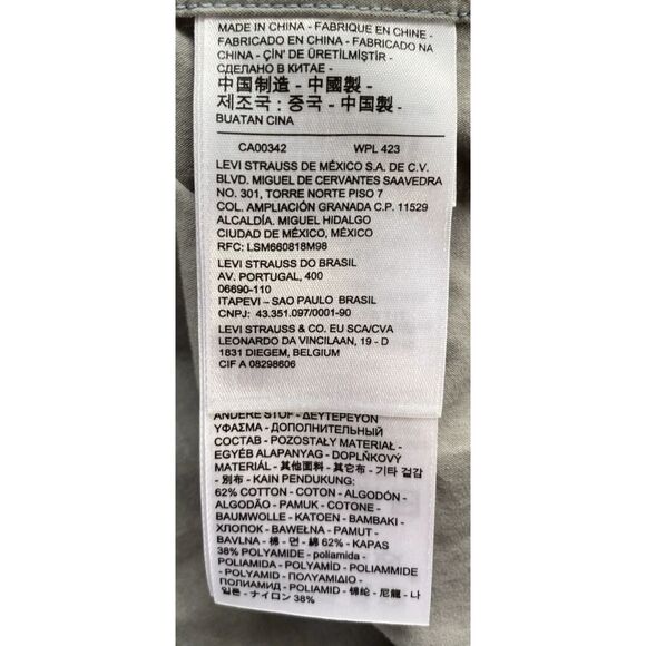 Levi’s Made & Crafted Men's Size Med Hooded Popover Jacket - Picture 12 of 13